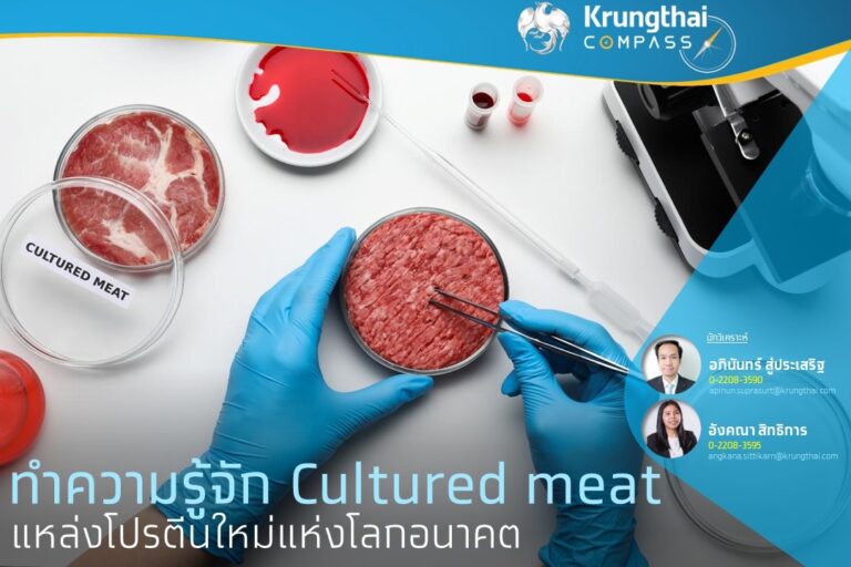 “ทำความรู้จัก Cultured meat แหล่งโปรตีนใหม่แห่งโลกอนาคต” By “Krungthai COMPASS”