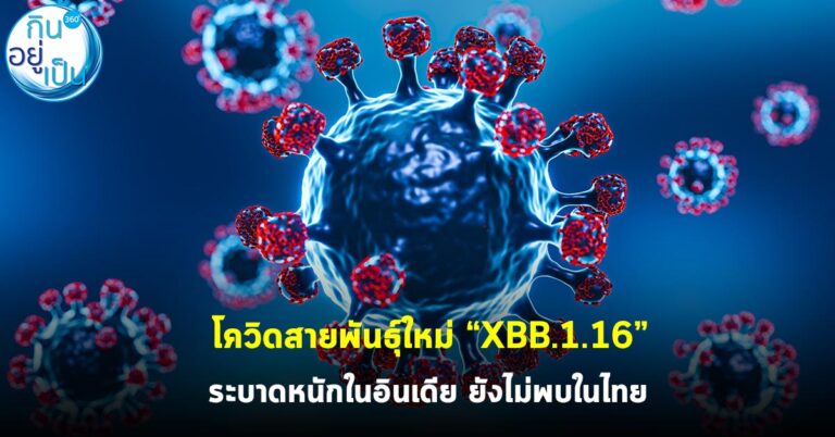 โควิดสายพันธุ์ใหม่ “XBB.1.16” ระบาดหนักในอินเดีย ยังไม่พบในไทย