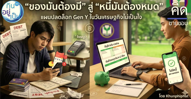 “ของมันต้องมี” สู่ “หนี้มันต้องหมด” : แผนปลดล็อก Gen Y ในวันเศรษฐกิจไม่เป็นใจ